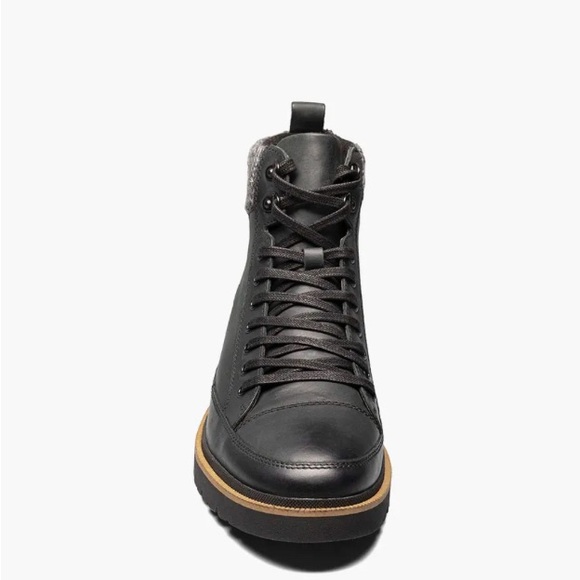 STACY ADAMS NEW Mens Leather Moc Toe Lace Up Ankle Boot - Picture 6 of 13